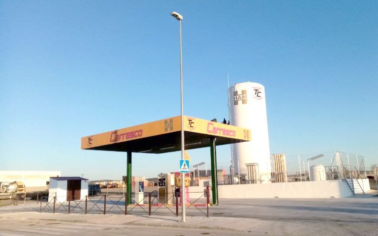 Estación de servicio en carrasco