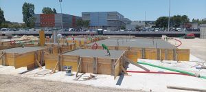 Obras de estación de hidrógeno en Cascais