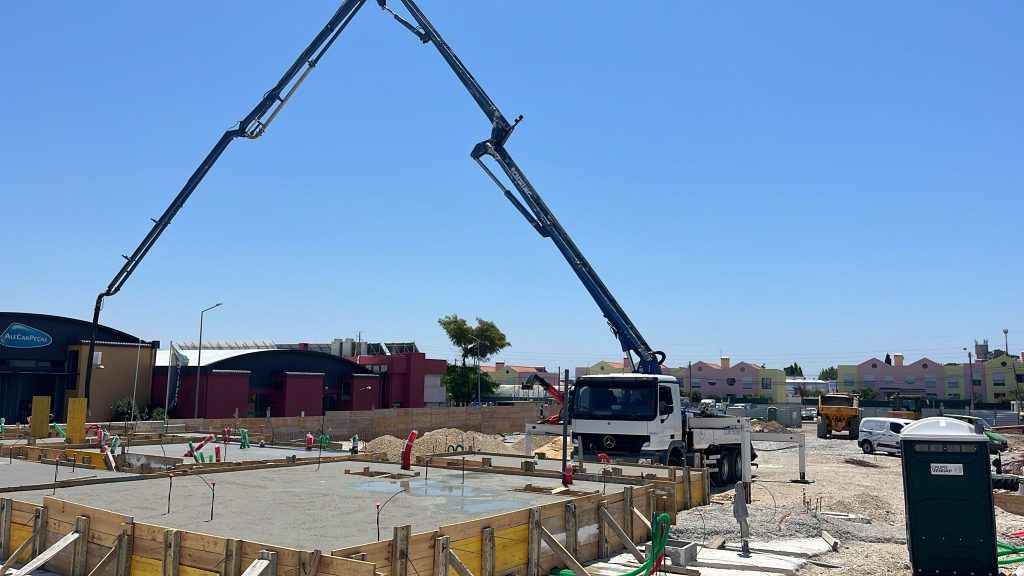 Obras de estación de hidrógeno en Cascais