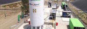 Fotografía de planta de biometano licuefacción en chile.